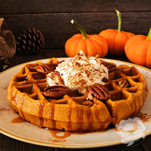 Pumpkin Pecan Waffles